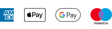 American Express ApplePay googlepay Maestro